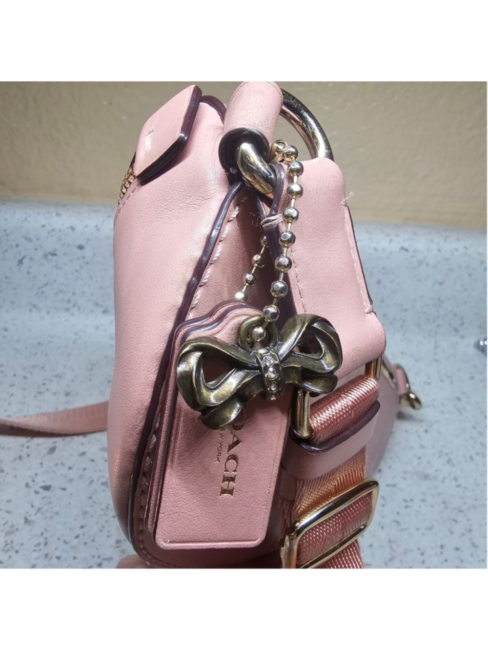 COACH x Selena Gomez Limited Edition Pink Leather Belt Bag (39315) - Picture 12 of 12
